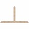 Ekena Millwork Portland Smooth Timber Gable Bracket, Douglas Fir, 84"W x 49"H x 3 1/2"D x 5 1/2"F, 14/12 Pitch GBW084X49X0406POR00SDF - alternate 1